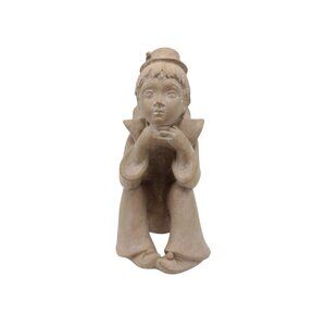 AUSTIN PRODUCTIONS Inc 1980 Boy Clown Sitting Sculpture Statue Vintage 9" Tall